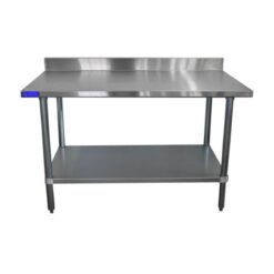 Stainless Steel Bench with Splashback 750mm x 1200mm