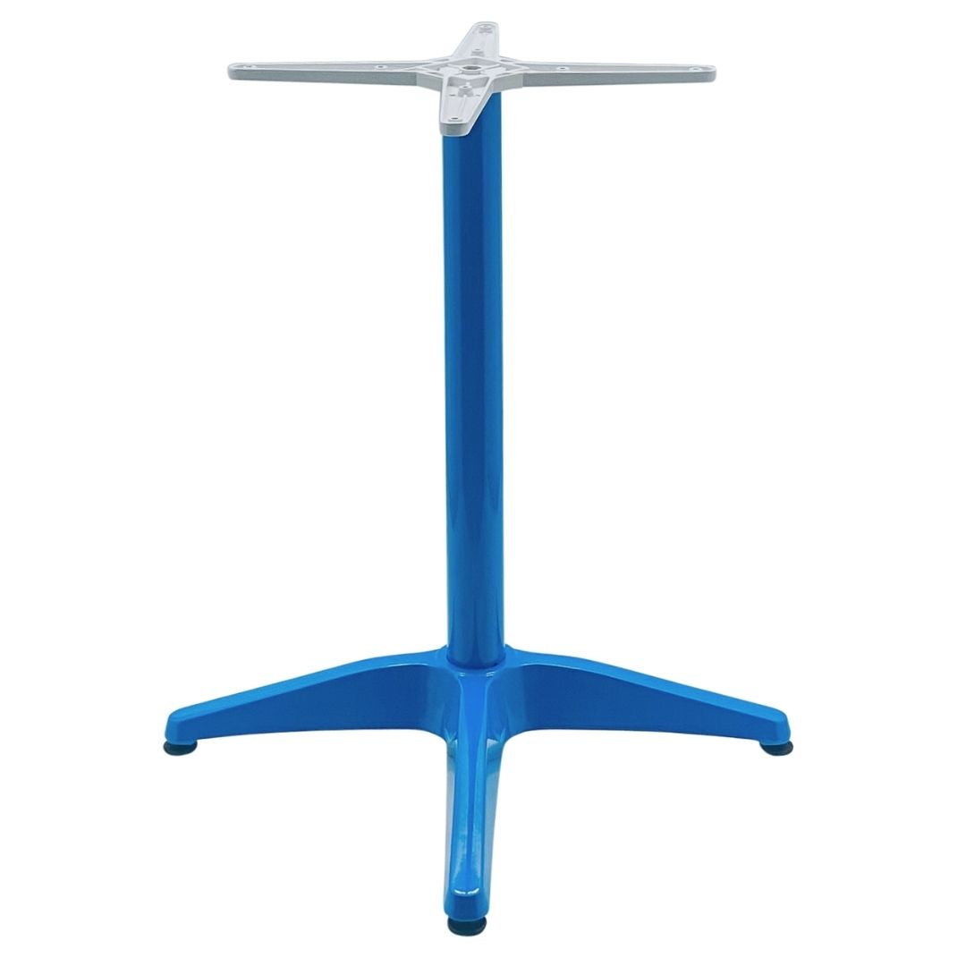 Roma Aluminium Table Base in Blaze Blue - Image 2