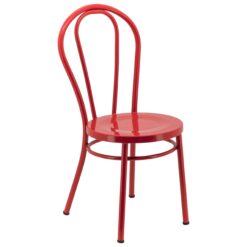 No.18 Steel Cabaret Chair in Gloss Red (PRE-ORDER)