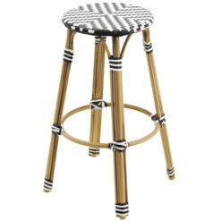 Tall Parisian Stool V Pattern light frame