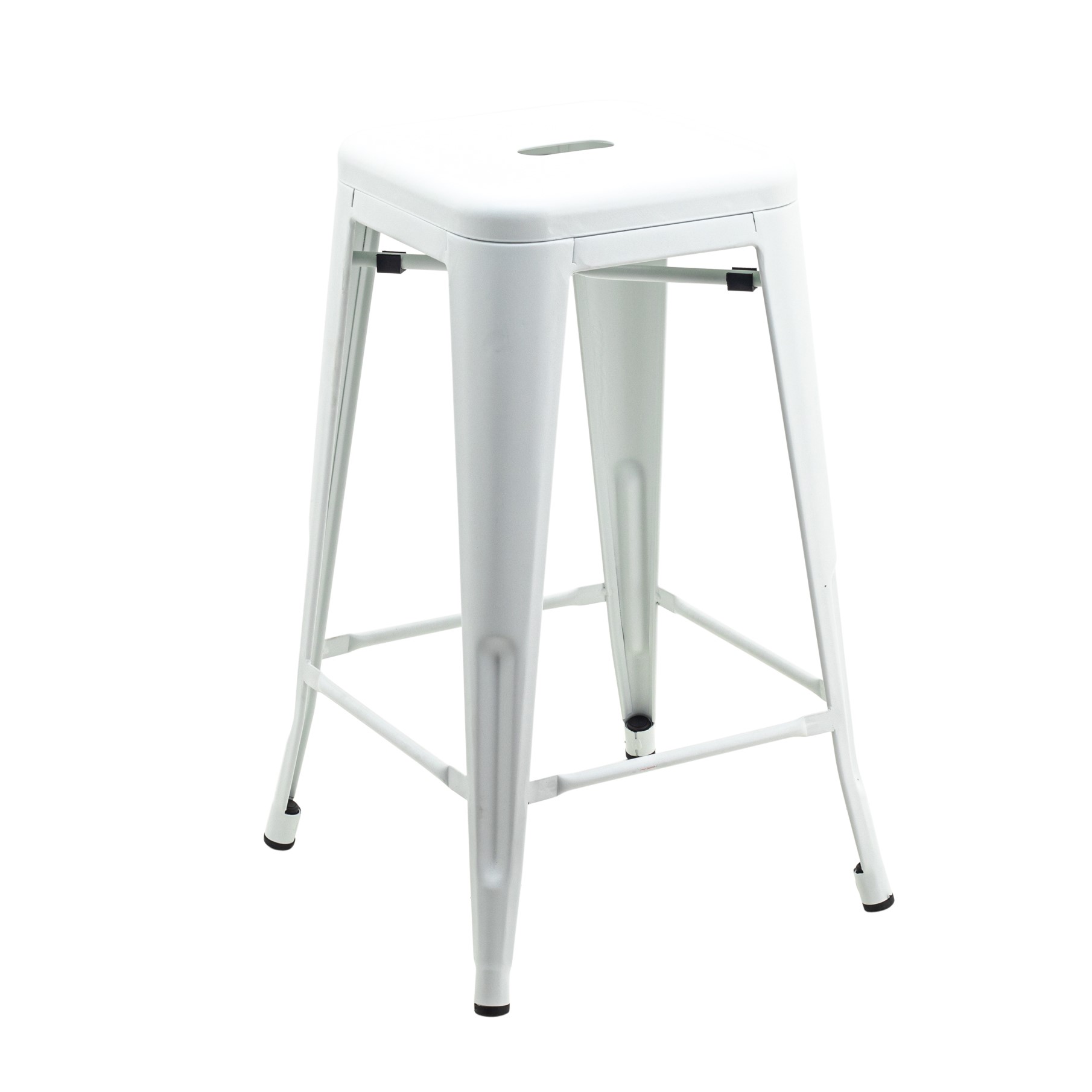 Medium Replica Tolix Stool in Matte White