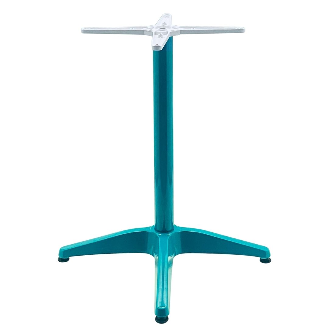 Roma Aluminium Table Base in Turquoise - Image 2