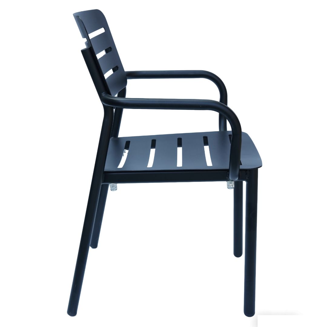 alfresco arm chair in black