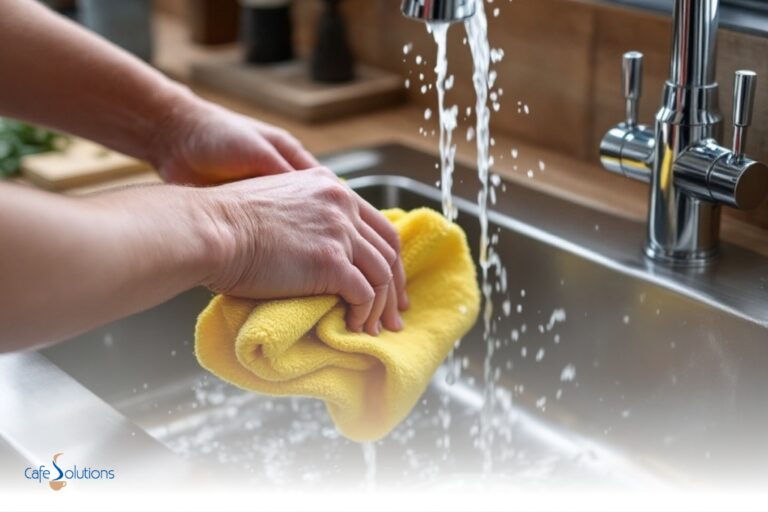 how to clean a stainless steel sink