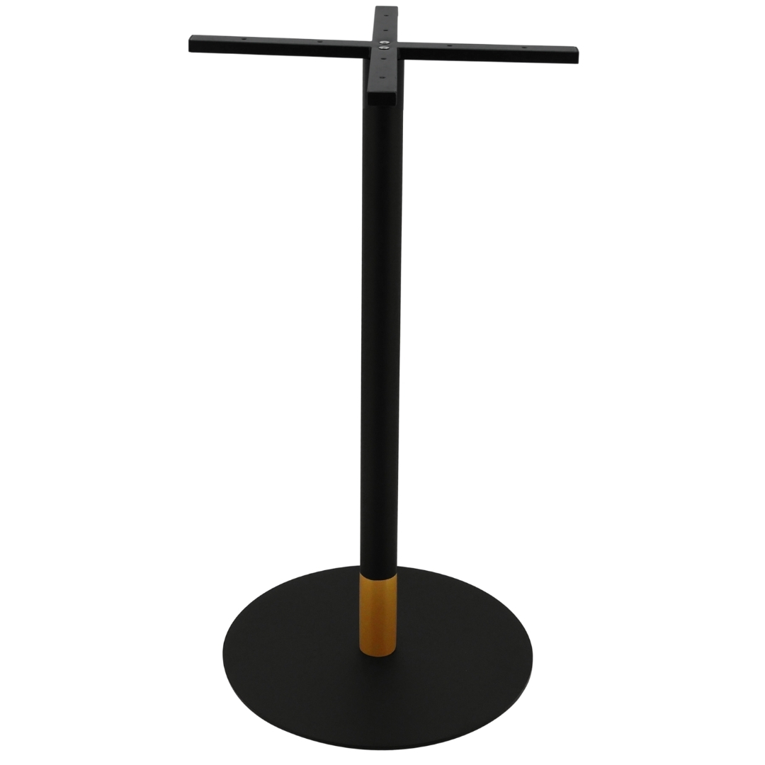 largecircular black gold tip bar base blk circ lrg pole blkgtr 110 view2