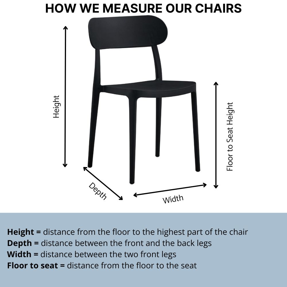 luna chair in black