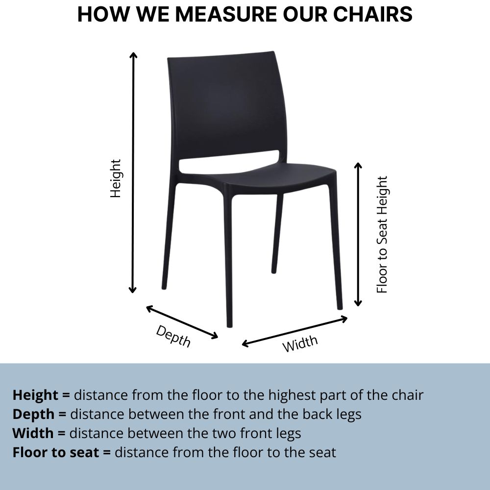 mayan chair in black