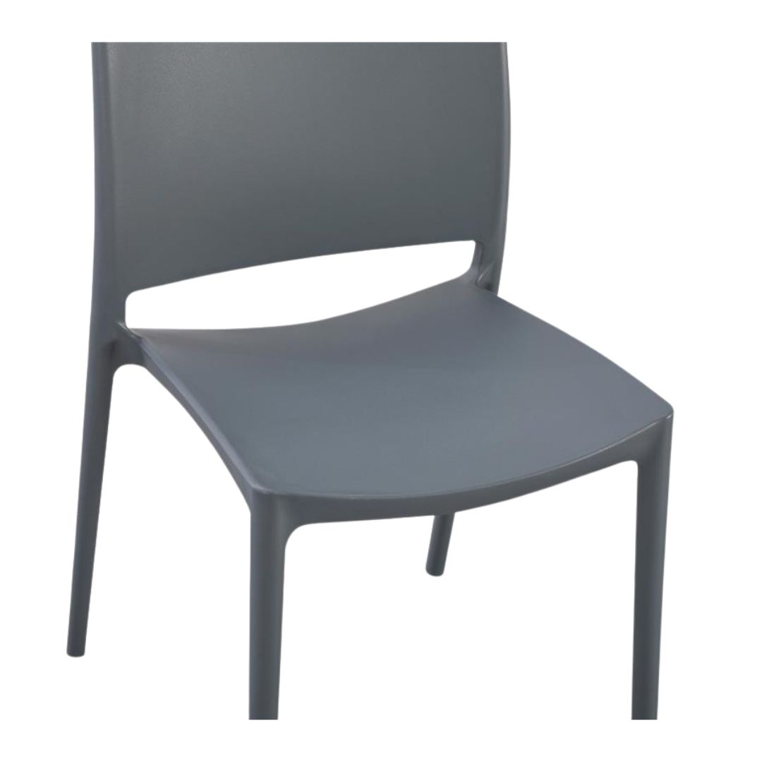 mayan chair in charcoal
