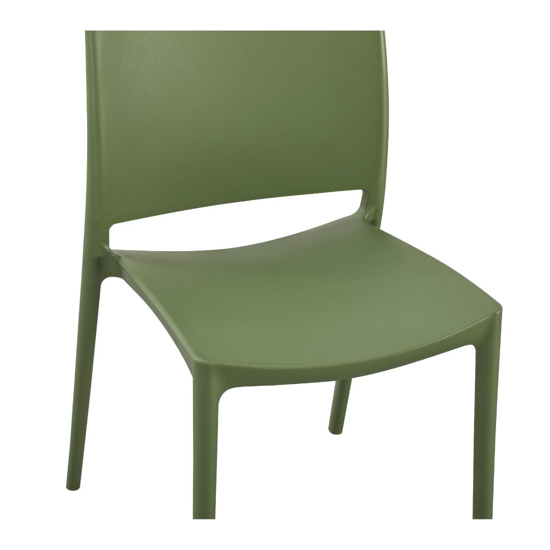 mayan chair in white