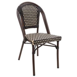 Parisian Chair in Chocolate and Cream