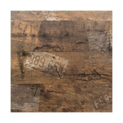recycled blackbutt melamine table top (pattern varies)
