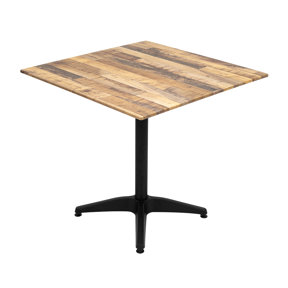 800mm square cement isotop sliq table top with black roma base (copy)