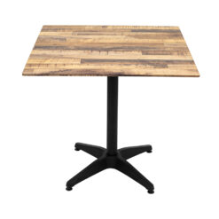 800mm square cement isotop sliq table top with black roma base (copy)