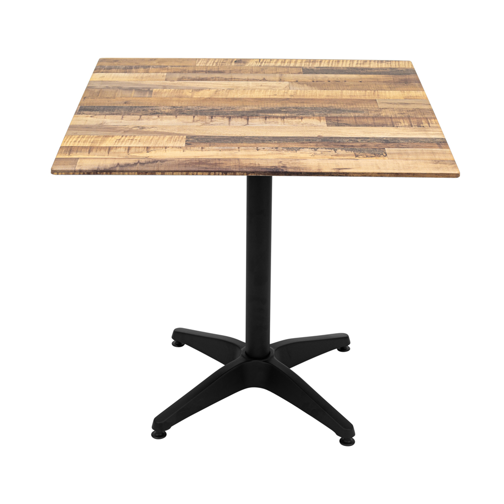 800mm square cement isotop sliq table top with black roma base (copy)