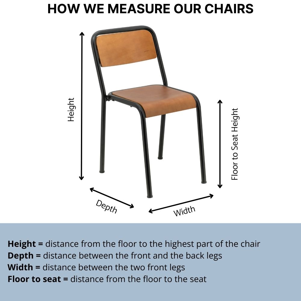 student chair in black