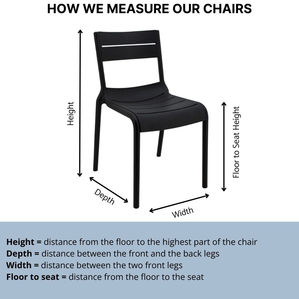 terrace chair in black