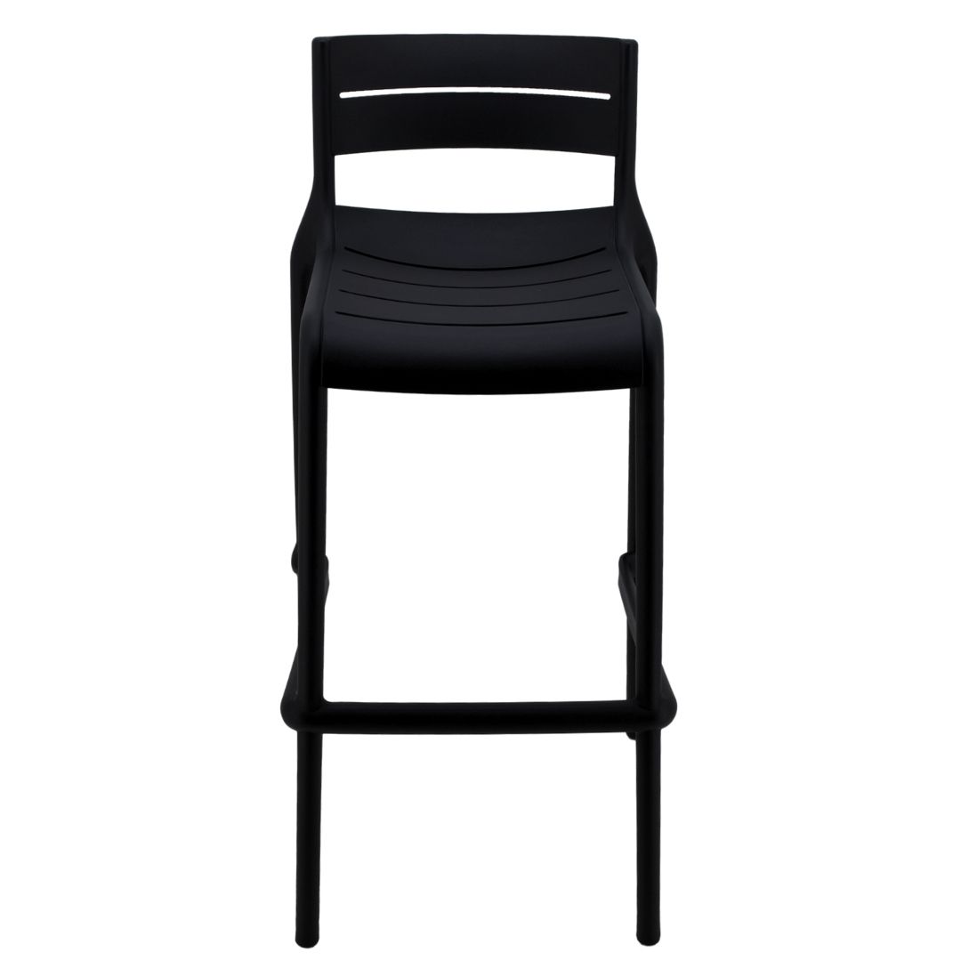 Tall Terrace Stool in Black - Image 2