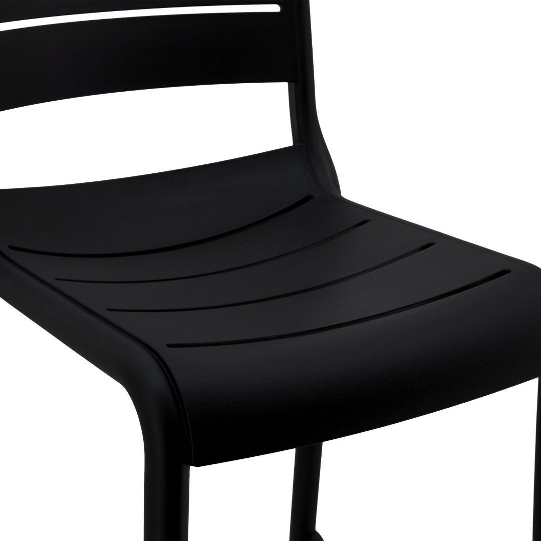 Tall Terrace Stool in Black - Image 3