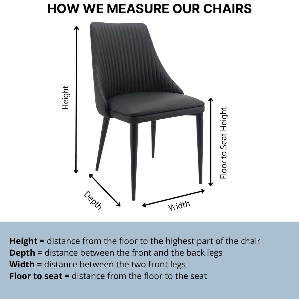 tudor chair in black with black legs
