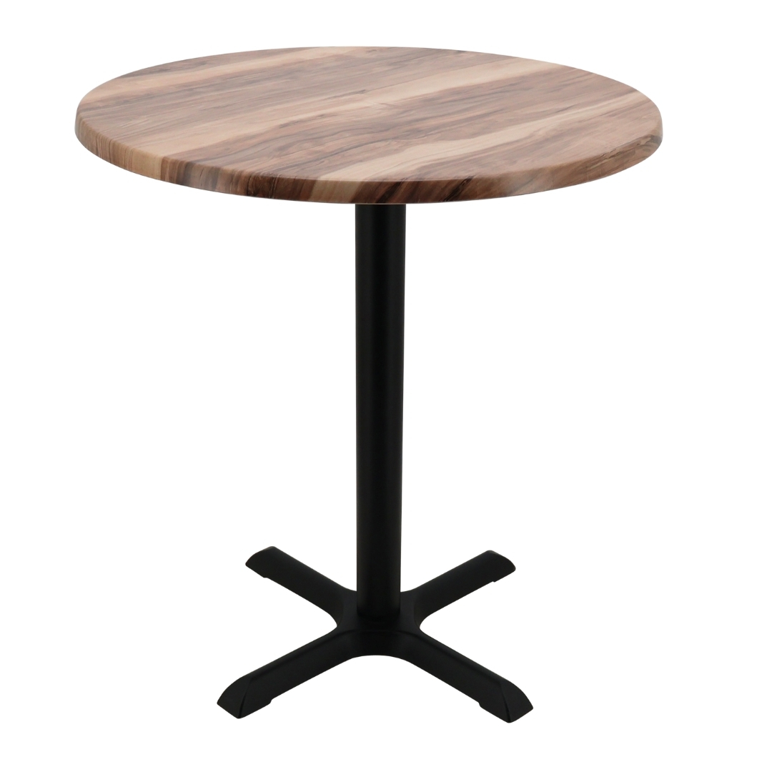 indian shesman wermodin round table top with black maxwell base