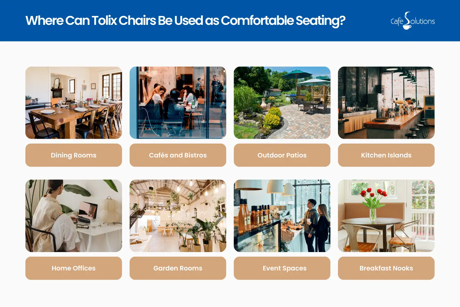 where can tolix chairs be used as comfortable seating